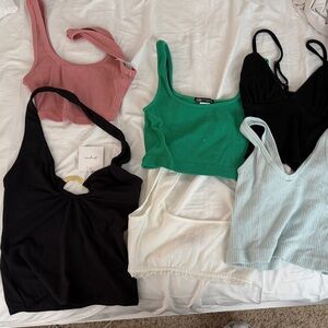 Tank top bundle (urban outfitters, zara, edikted, princess Polly, supre)